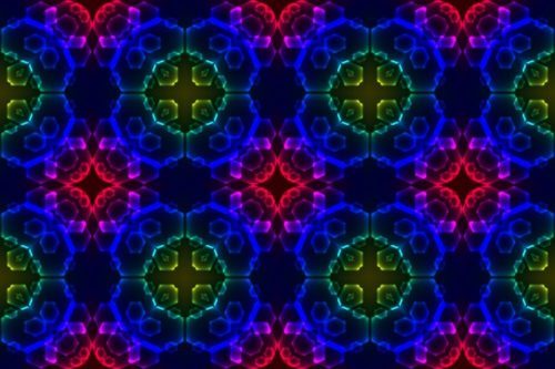 new abstract image with kaleidoscope style ornament can use like